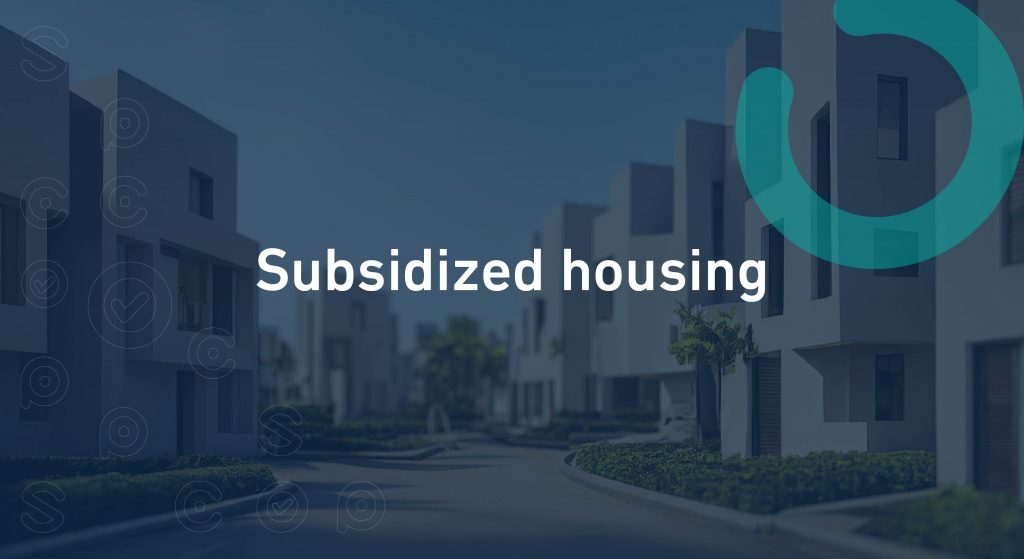 Subsidized housing