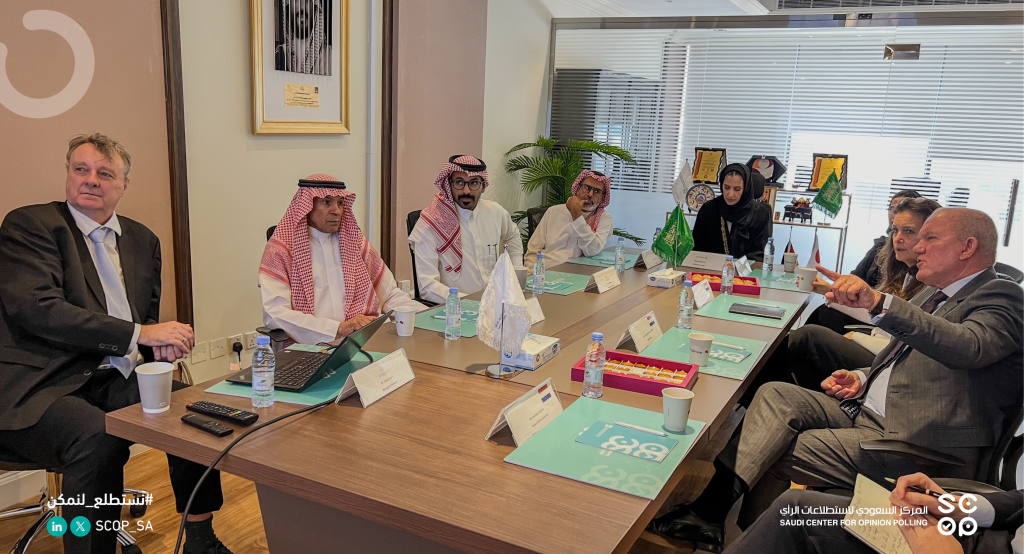 ‏Dutch Ambassador Visits the Saudi Center for Opinion Polling